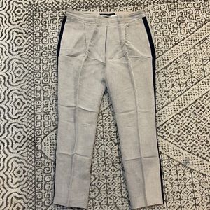 Zara side stripe trousers